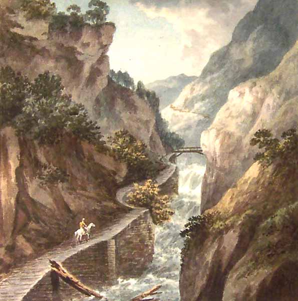 Ascent of the Simplon Old Road, Savoy